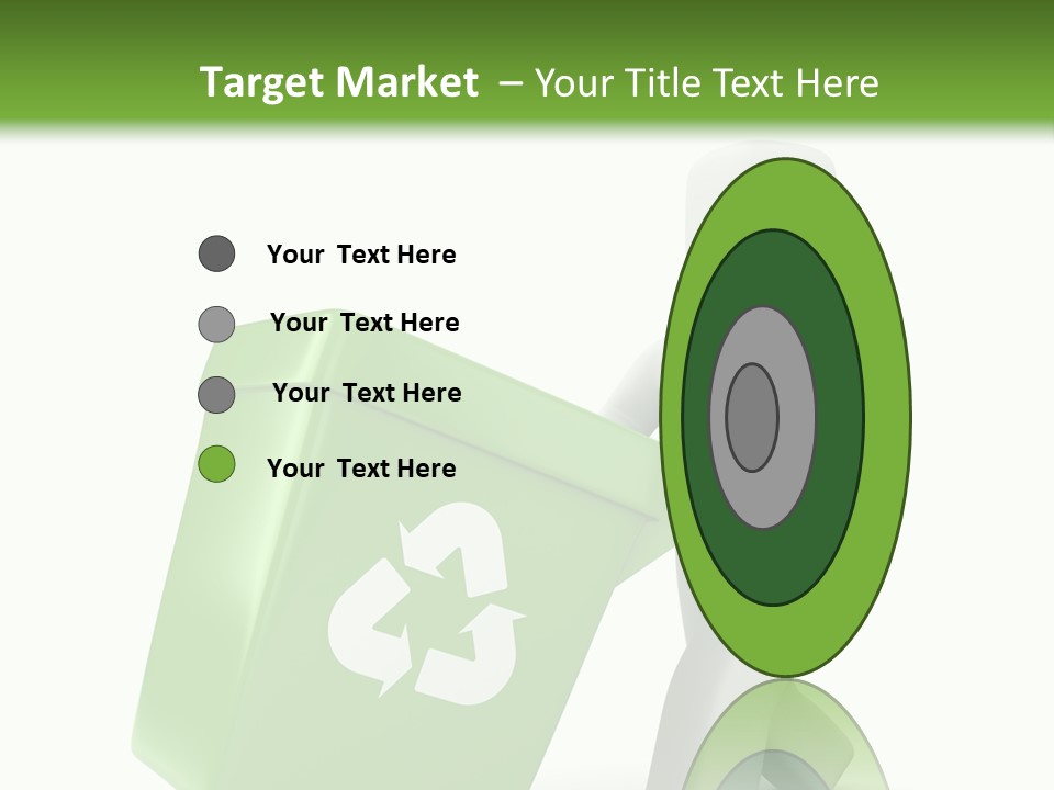 Environment Recyclable Trash PowerPoint Template