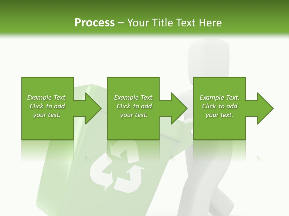 Environment Recyclable Trash PowerPoint Template