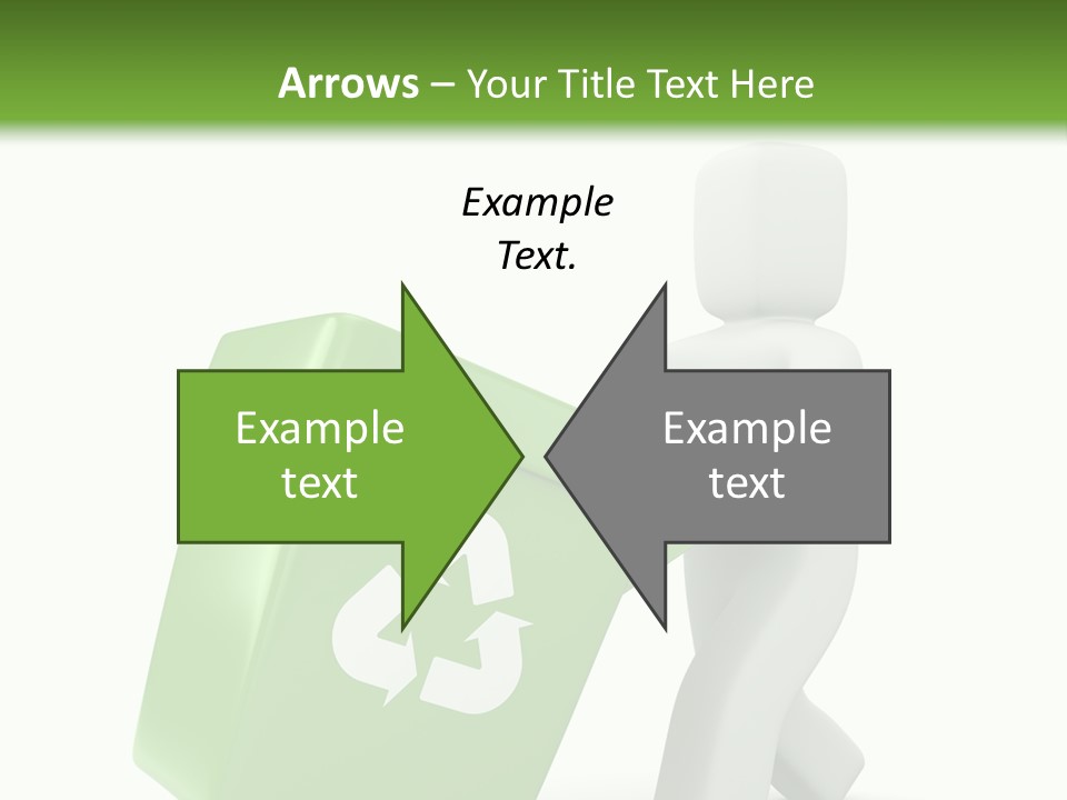 Environment Recyclable Trash PowerPoint Template