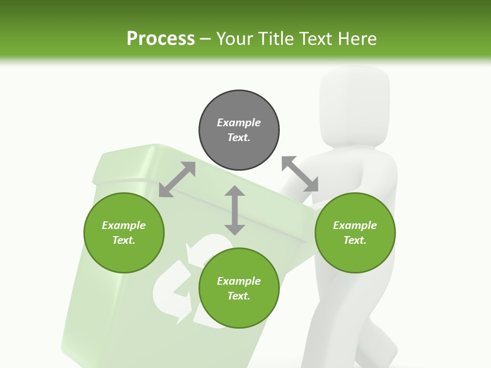 Environment Recyclable Trash PowerPoint Template