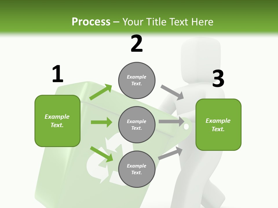 Environment Recyclable Trash PowerPoint Template