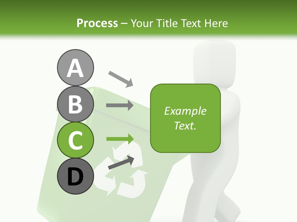 Environment Recyclable Trash PowerPoint Template