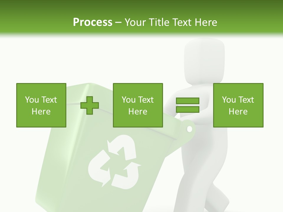 Environment Recyclable Trash PowerPoint Template