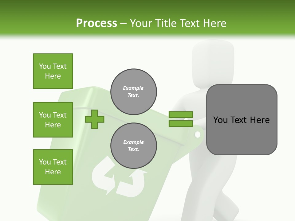 Environment Recyclable Trash PowerPoint Template