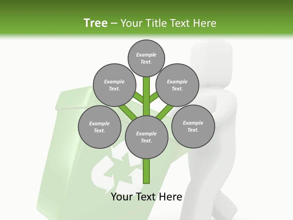 Environment Recyclable Trash PowerPoint Template