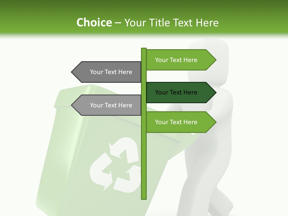 Environment Recyclable Trash PowerPoint Template