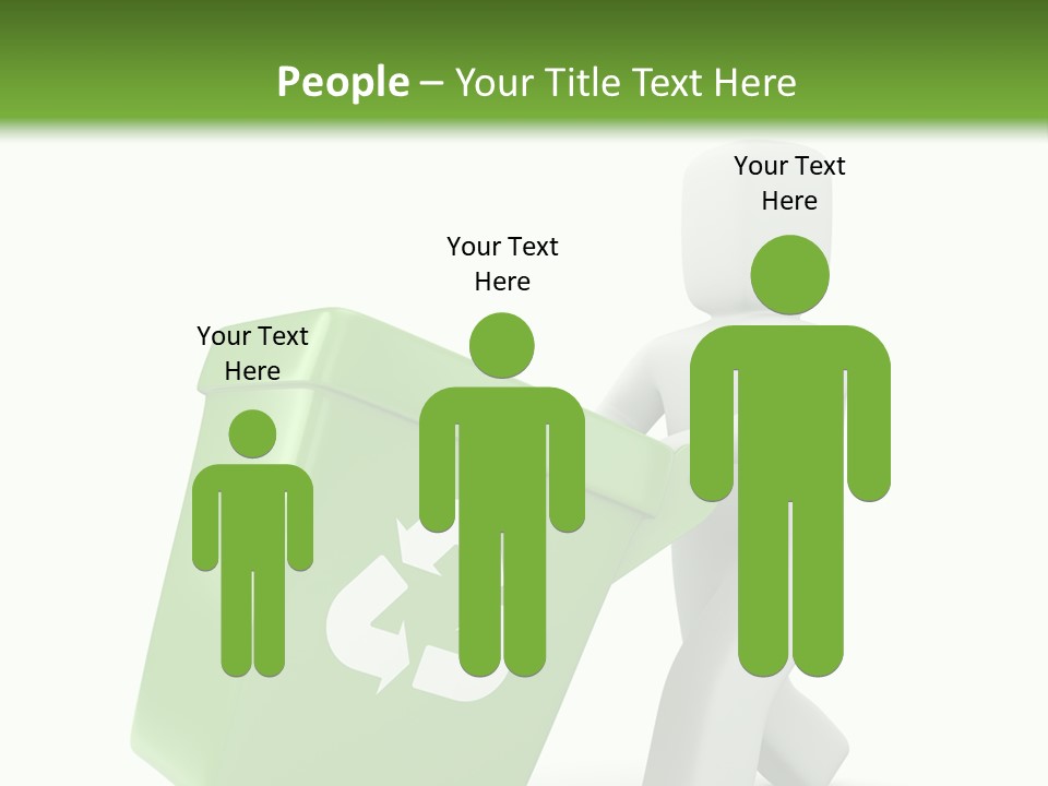 Environment Recyclable Trash PowerPoint Template