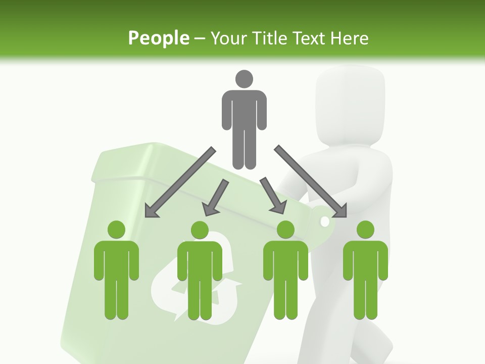 Environment Recyclable Trash PowerPoint Template