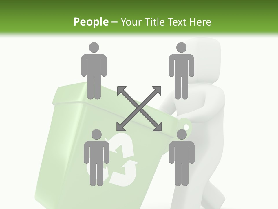 Environment Recyclable Trash PowerPoint Template