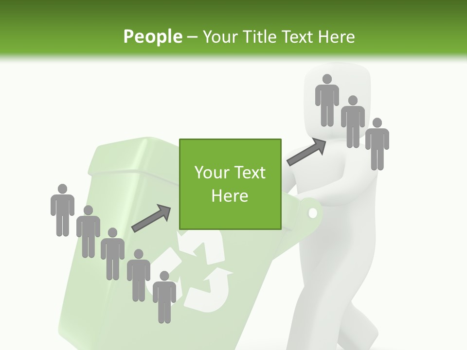 Environment Recyclable Trash PowerPoint Template