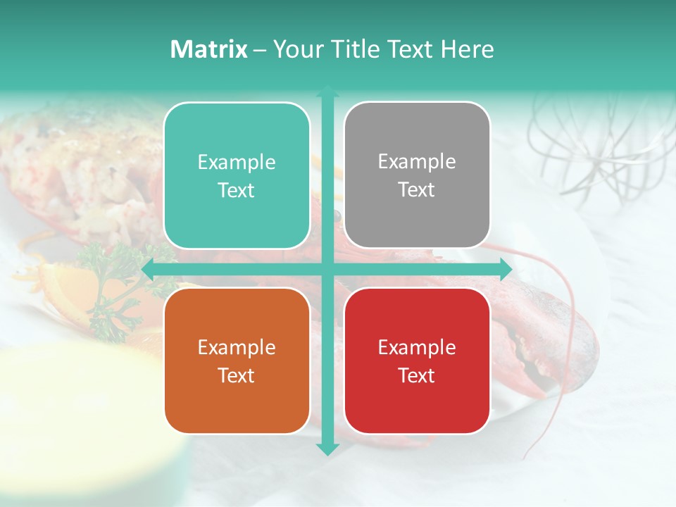 Expensive Dish Plate PowerPoint Template