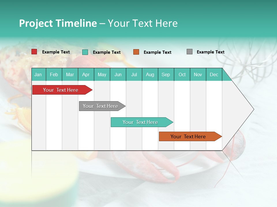 Expensive Dish Plate PowerPoint Template