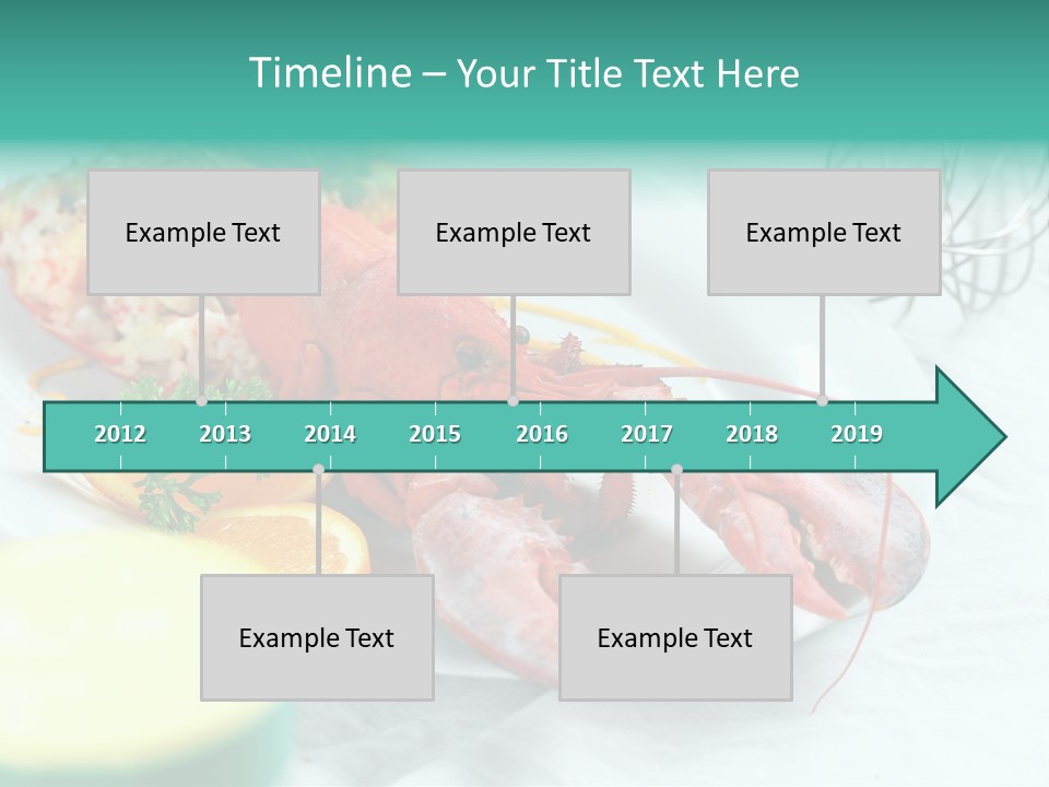 Expensive Dish Plate PowerPoint Template