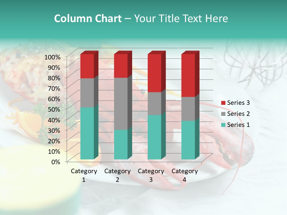 Expensive Dish Plate PowerPoint Template