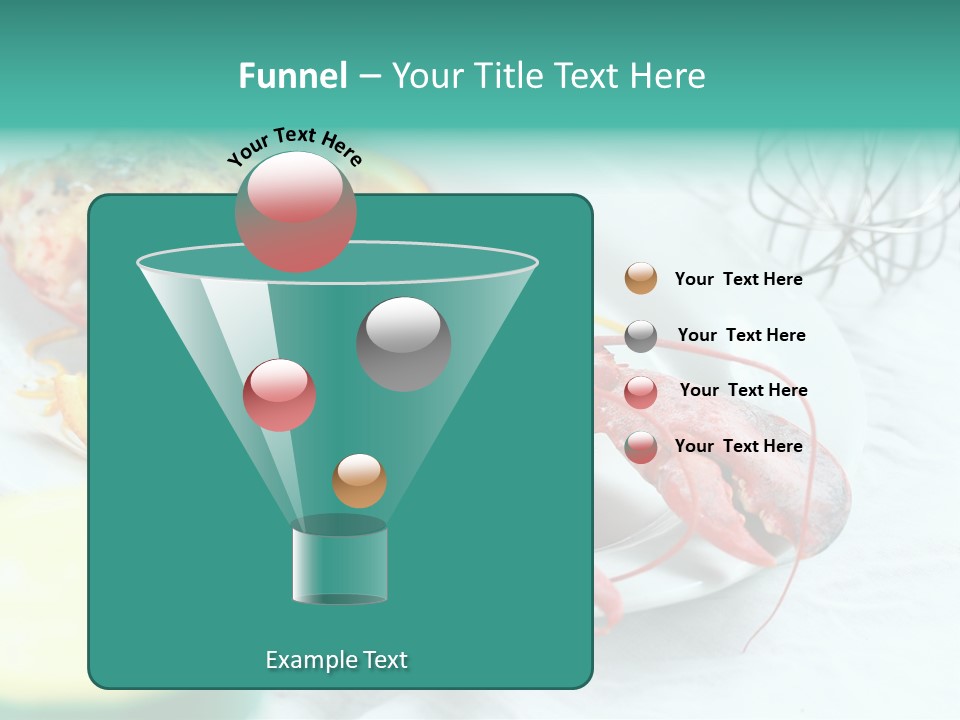 Expensive Dish Plate PowerPoint Template