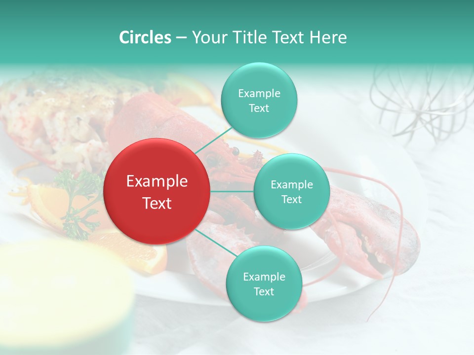 Expensive Dish Plate PowerPoint Template