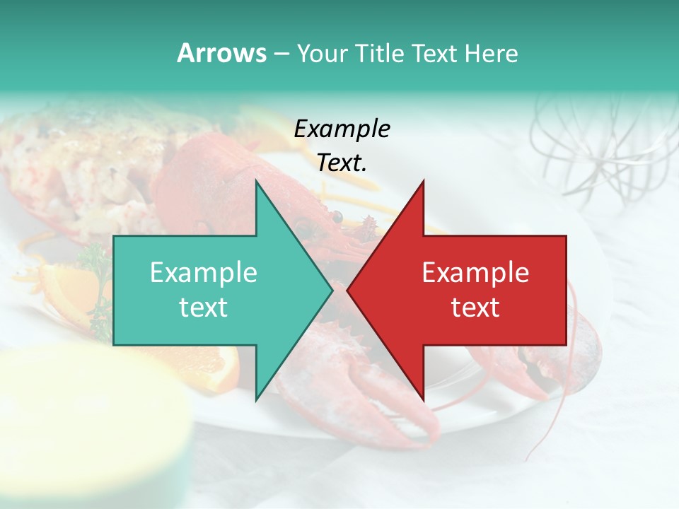 Expensive Dish Plate PowerPoint Template