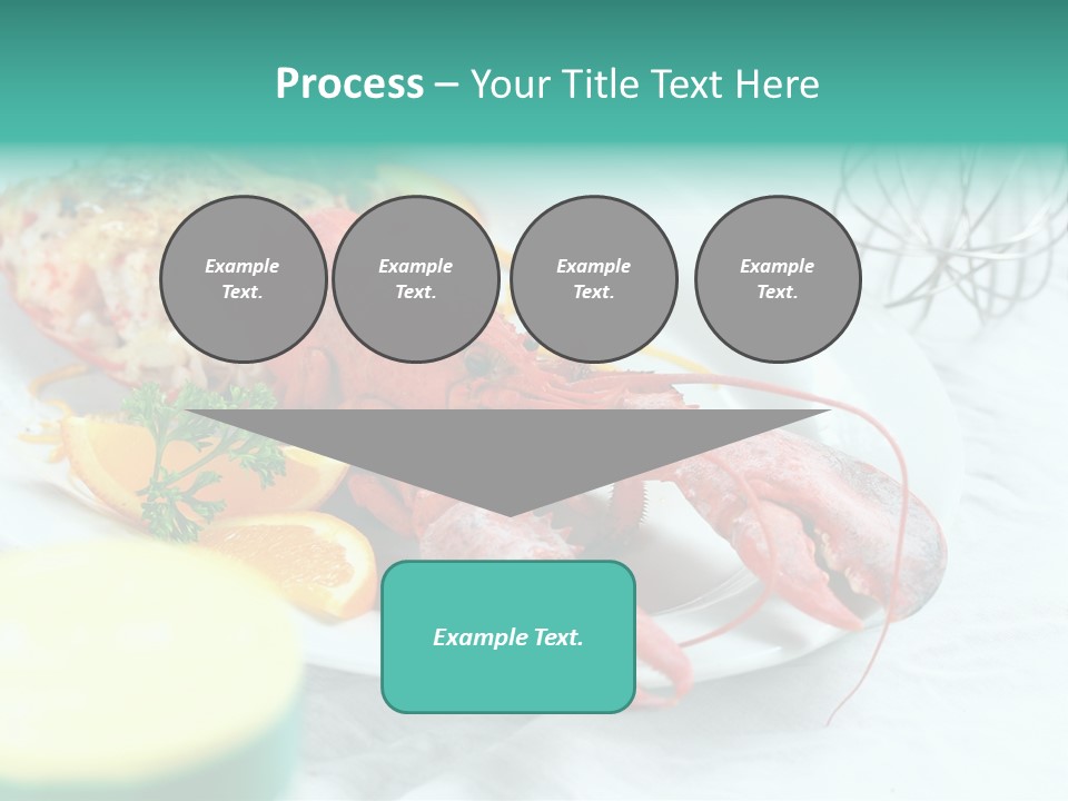 Expensive Dish Plate PowerPoint Template