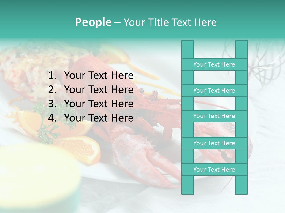 Expensive Dish Plate PowerPoint Template