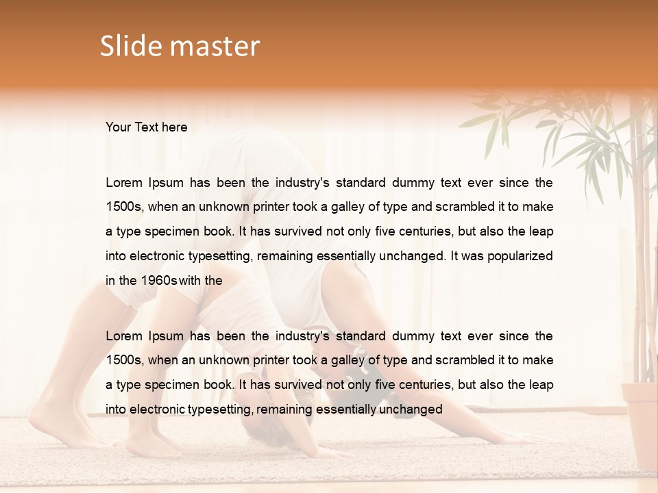 Lifestyle Healthy Happiness PowerPoint Template