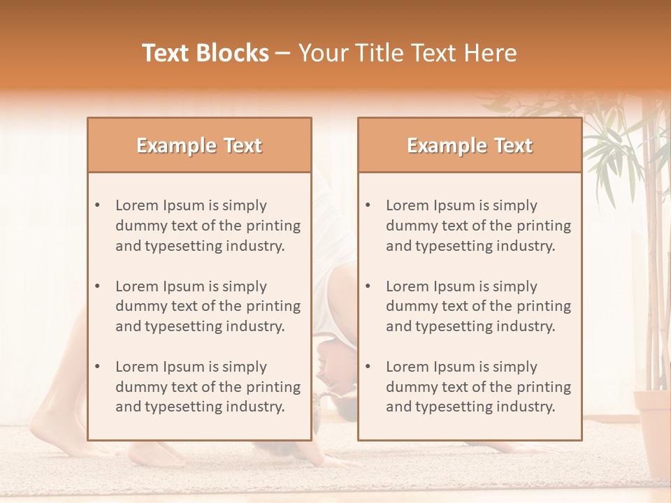 Lifestyle Healthy Happiness PowerPoint Template