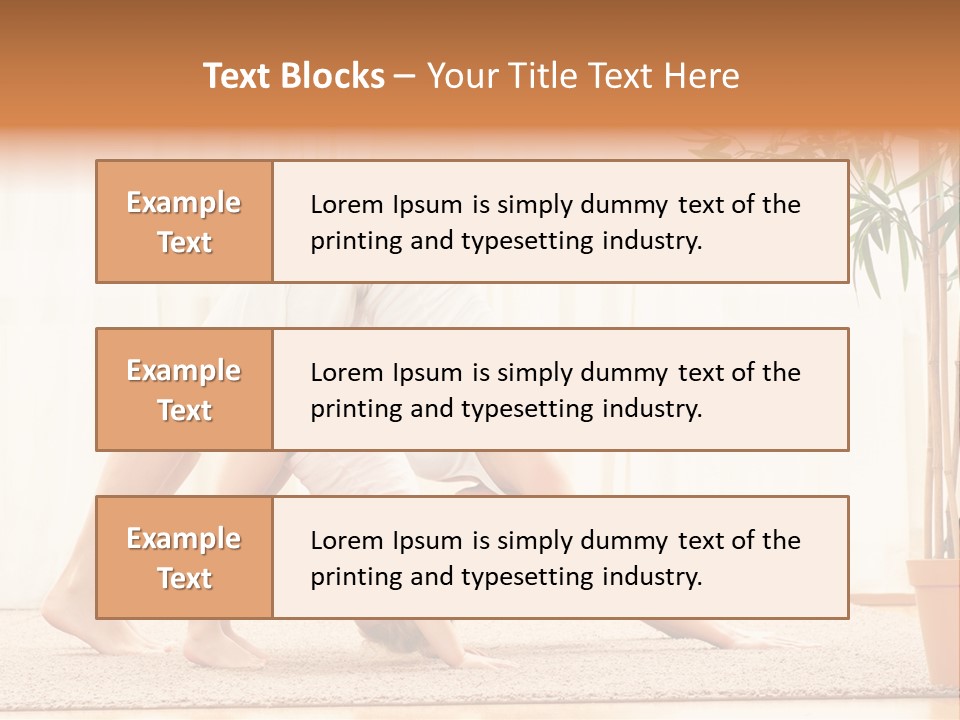 Lifestyle Healthy Happiness PowerPoint Template