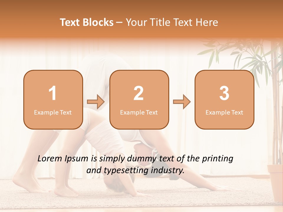 Lifestyle Healthy Happiness PowerPoint Template