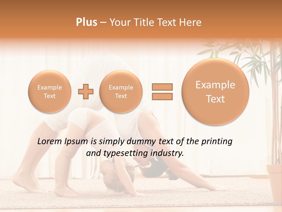 Lifestyle Healthy Happiness PowerPoint Template