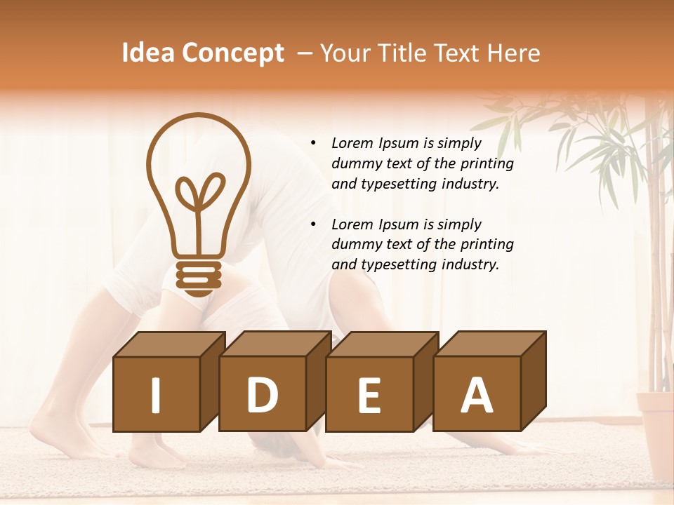 Lifestyle Healthy Happiness PowerPoint Template