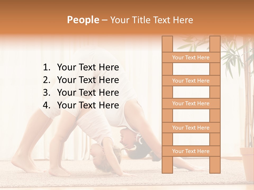 Lifestyle Healthy Happiness PowerPoint Template