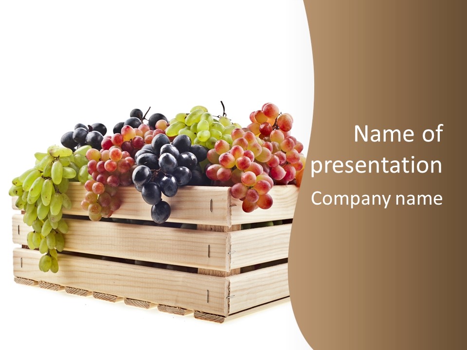 Organic Crate Ripe PowerPoint Template