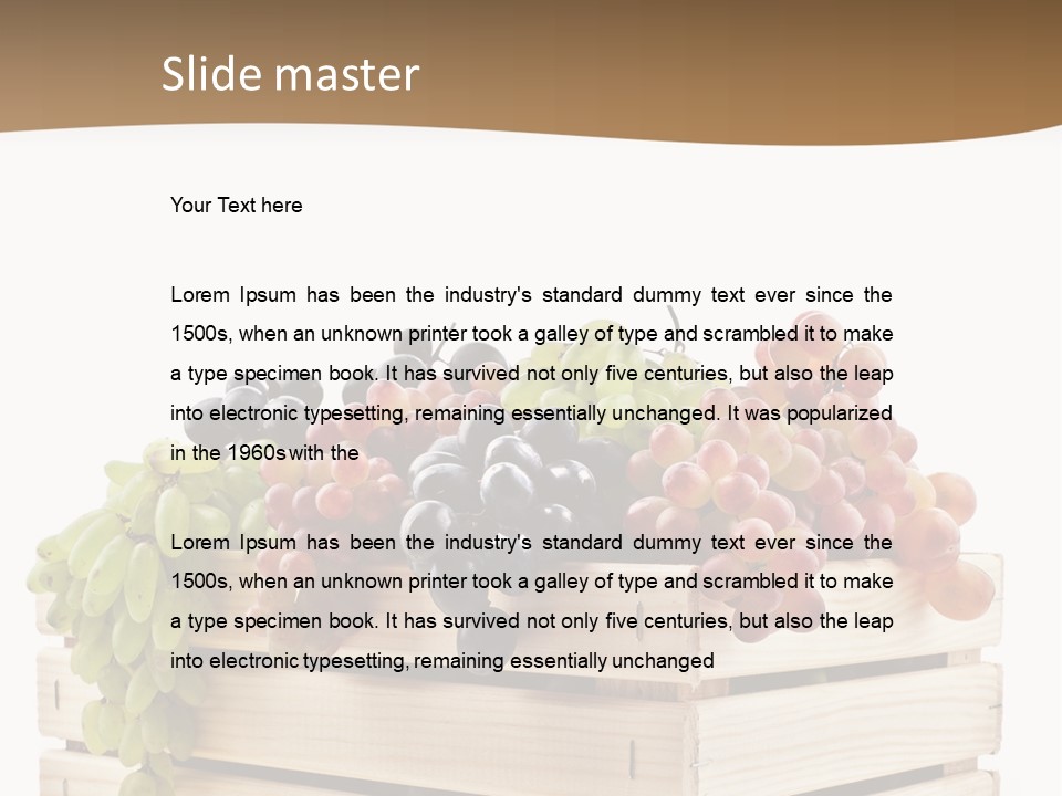 Organic Crate Ripe PowerPoint Template
