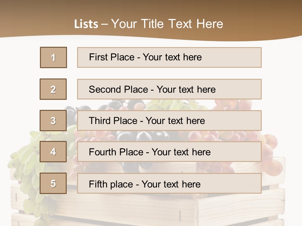 Organic Crate Ripe PowerPoint Template