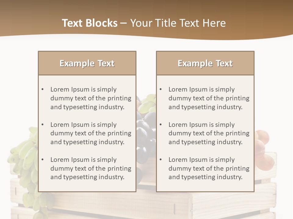 Organic Crate Ripe PowerPoint Template
