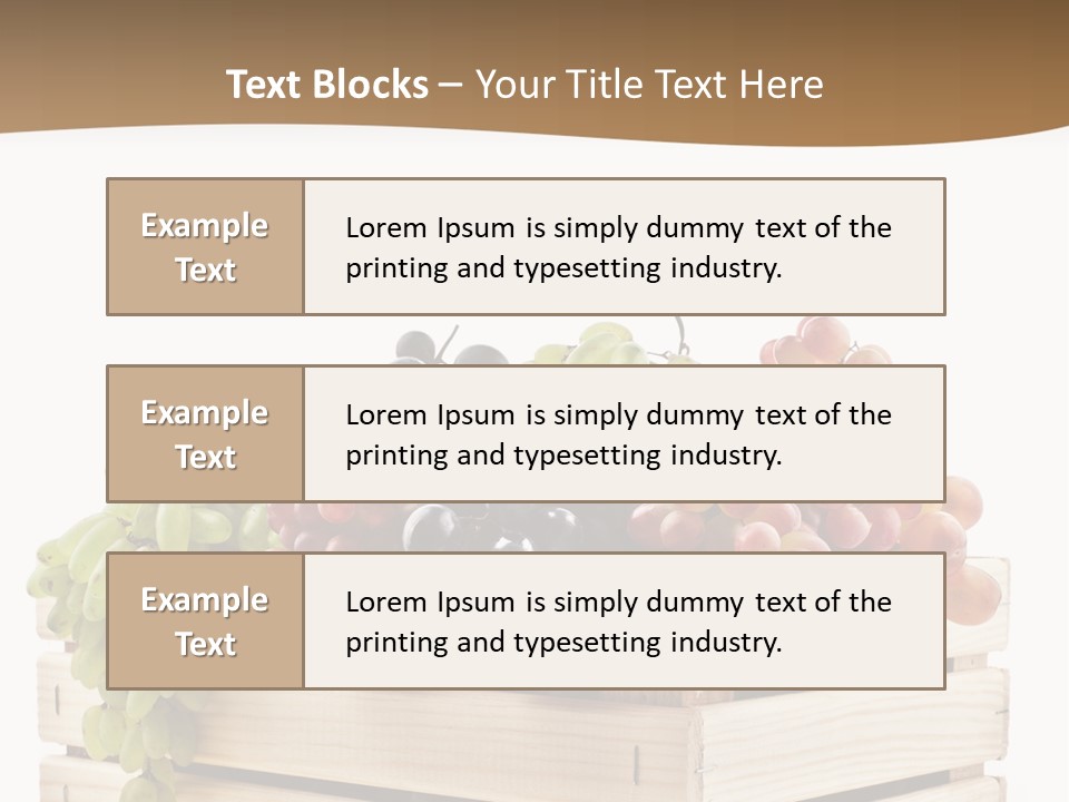 Organic Crate Ripe PowerPoint Template