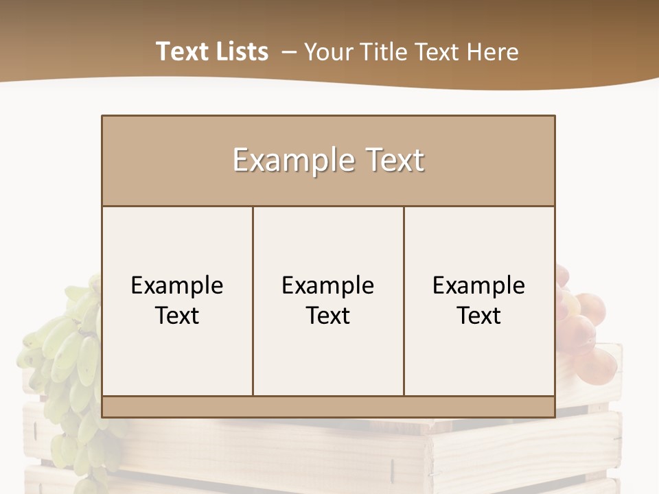 Organic Crate Ripe PowerPoint Template