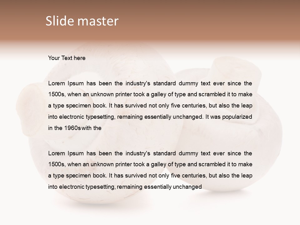 Tasty Nobody Color PowerPoint Template