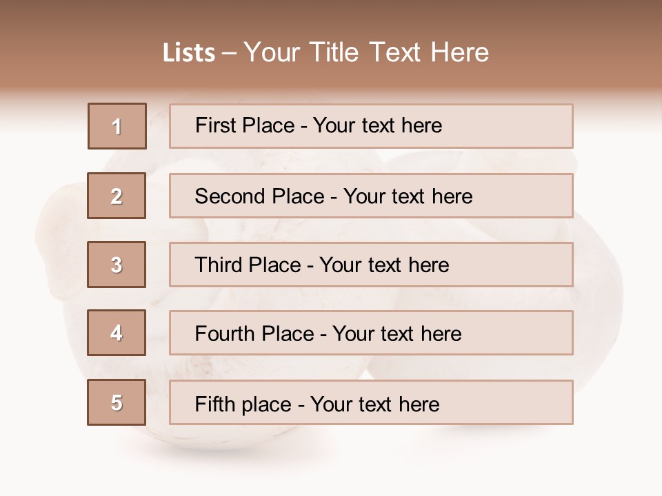 Tasty Nobody Color PowerPoint Template