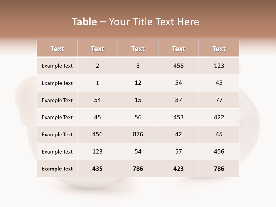 Tasty Nobody Color PowerPoint Template