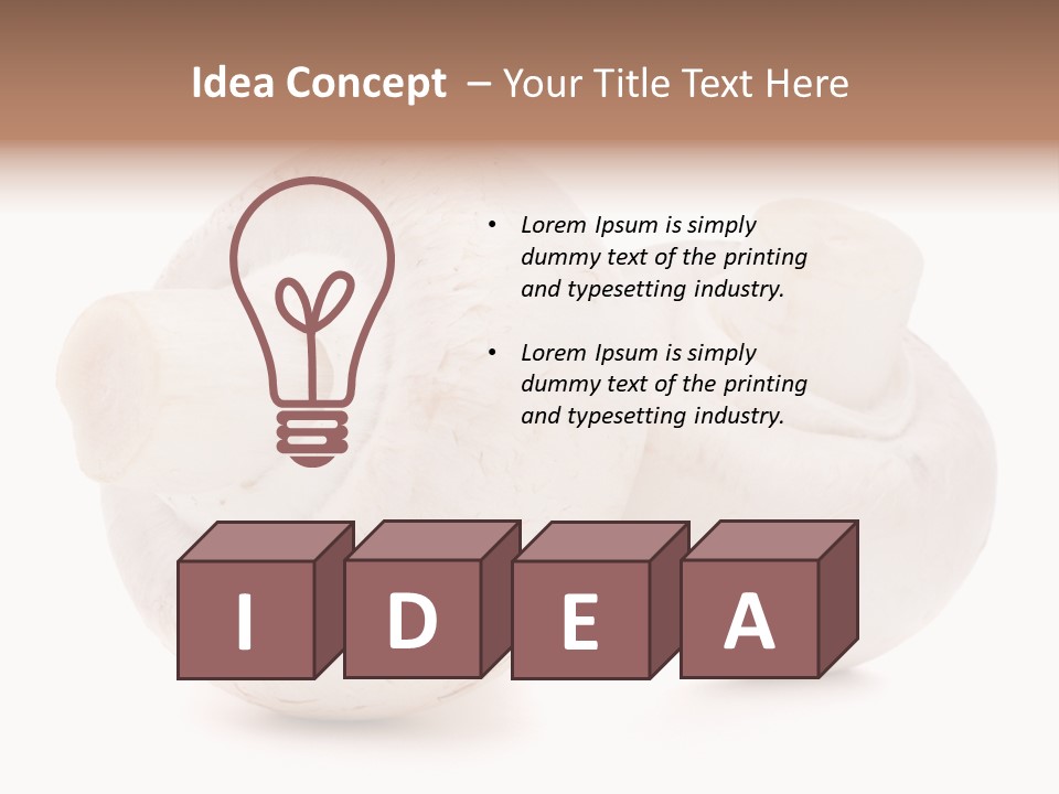 Tasty Nobody Color PowerPoint Template