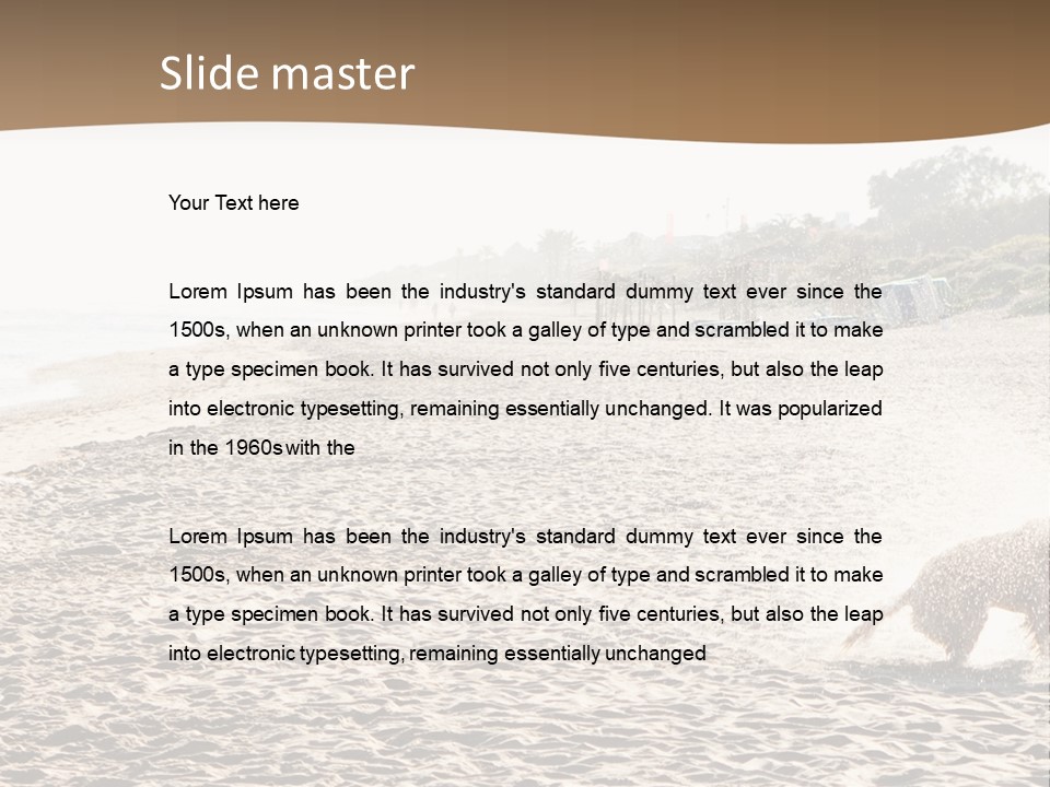 Escapism Best Healthy PowerPoint Template