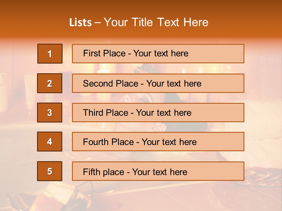 Hot Tub Bathhouse Beauty PowerPoint Template