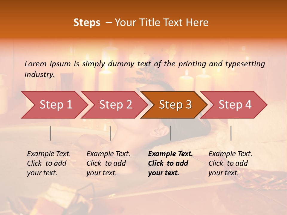 Hot Tub Bathhouse Beauty PowerPoint Template