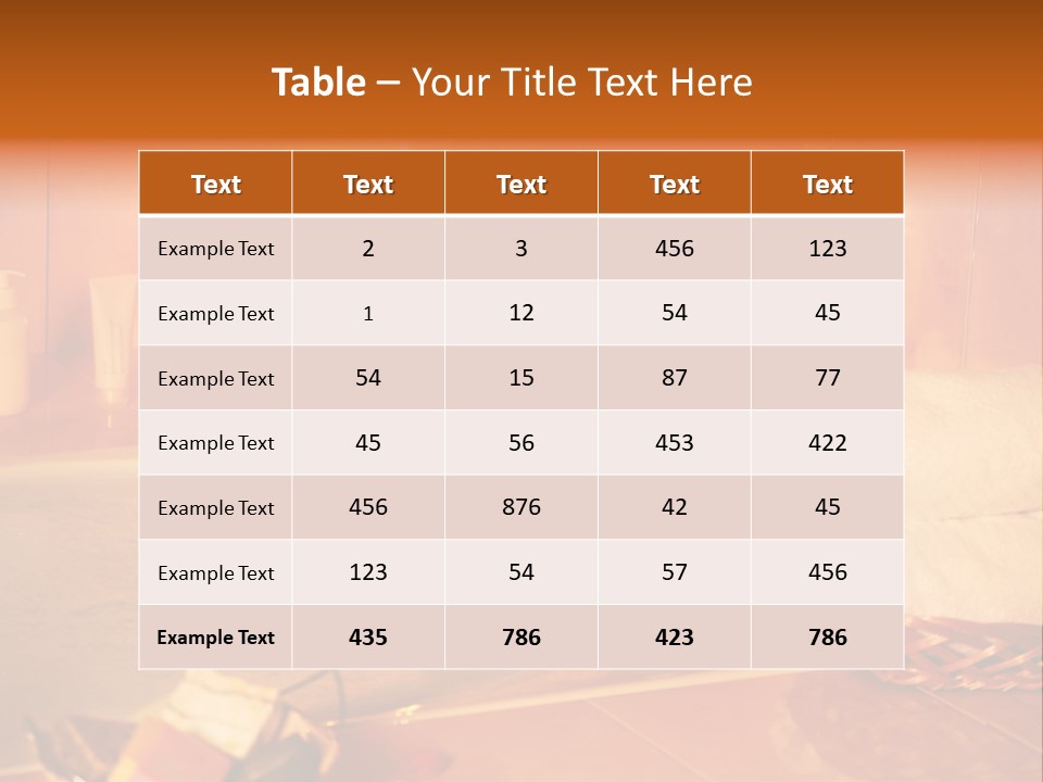 Hot Tub Bathhouse Beauty PowerPoint Template