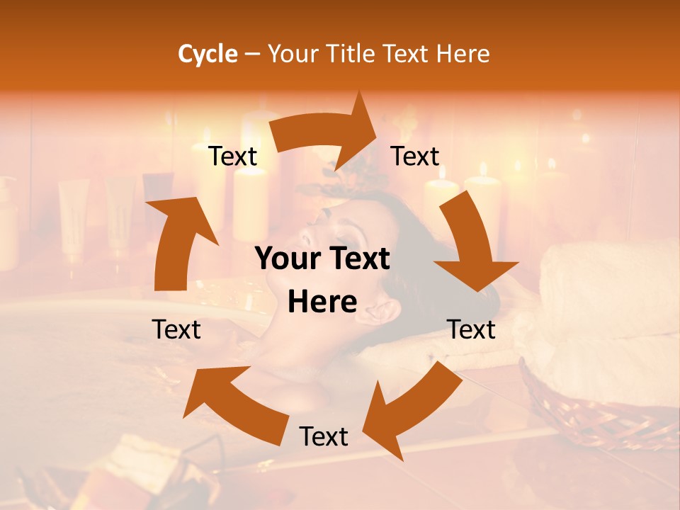 Hot Tub Bathhouse Beauty PowerPoint Template