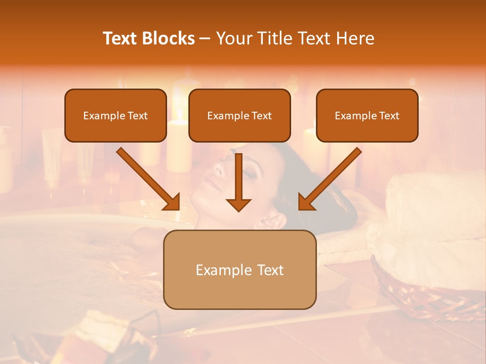 Hot Tub Bathhouse Beauty PowerPoint Template