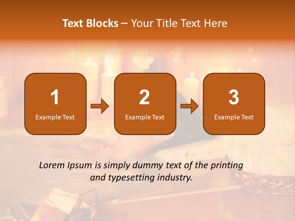 Hot Tub Bathhouse Beauty PowerPoint Template