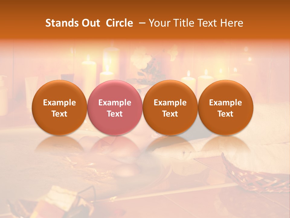 Hot Tub Bathhouse Beauty PowerPoint Template