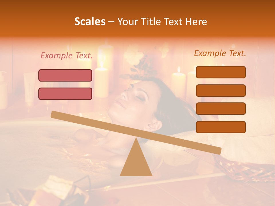 Hot Tub Bathhouse Beauty PowerPoint Template
