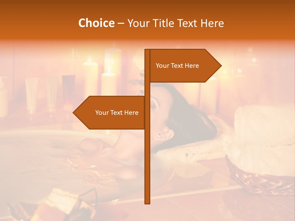 Hot Tub Bathhouse Beauty PowerPoint Template